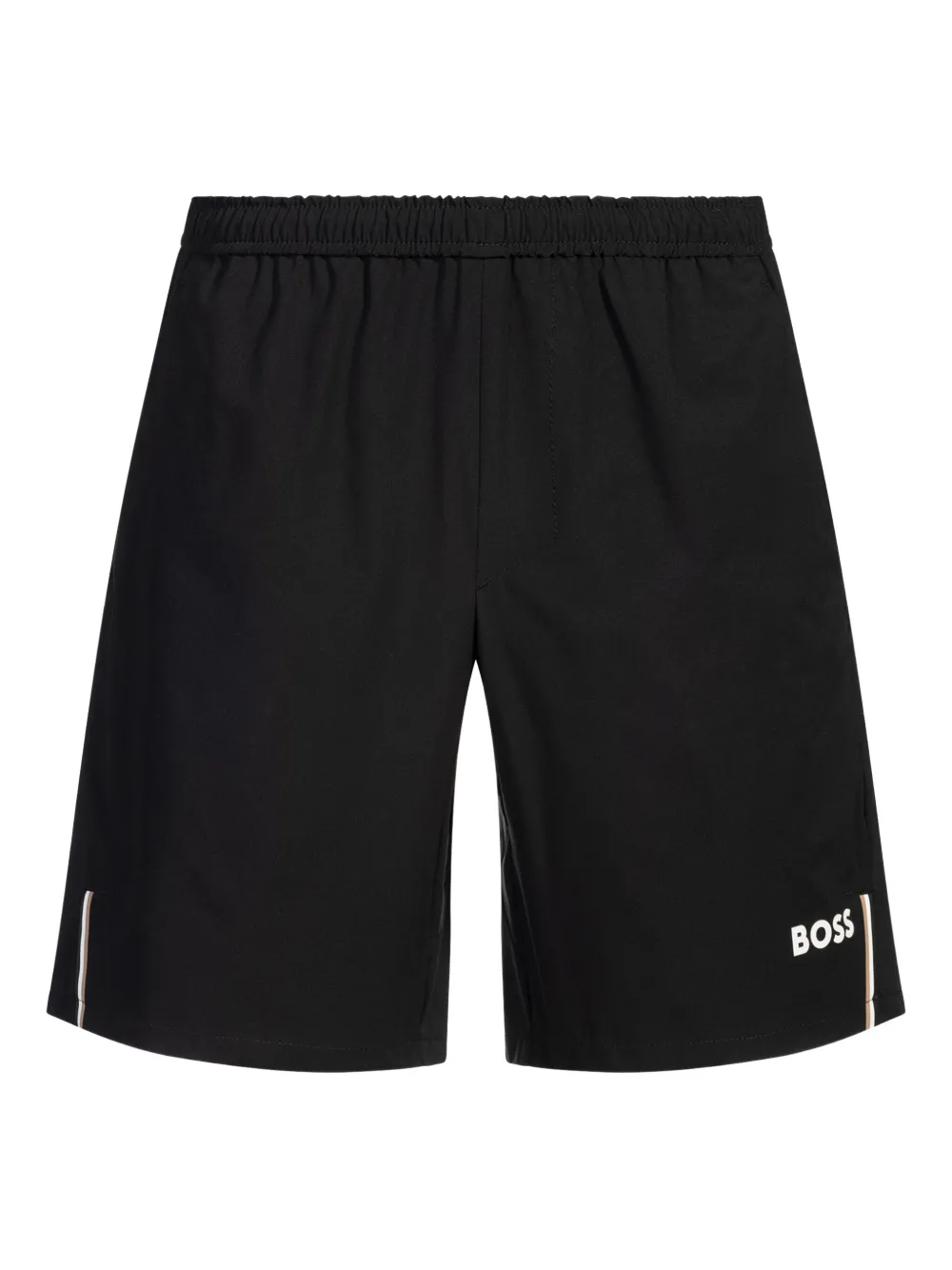 BOSS logo-print running shorts | Black | Image 1