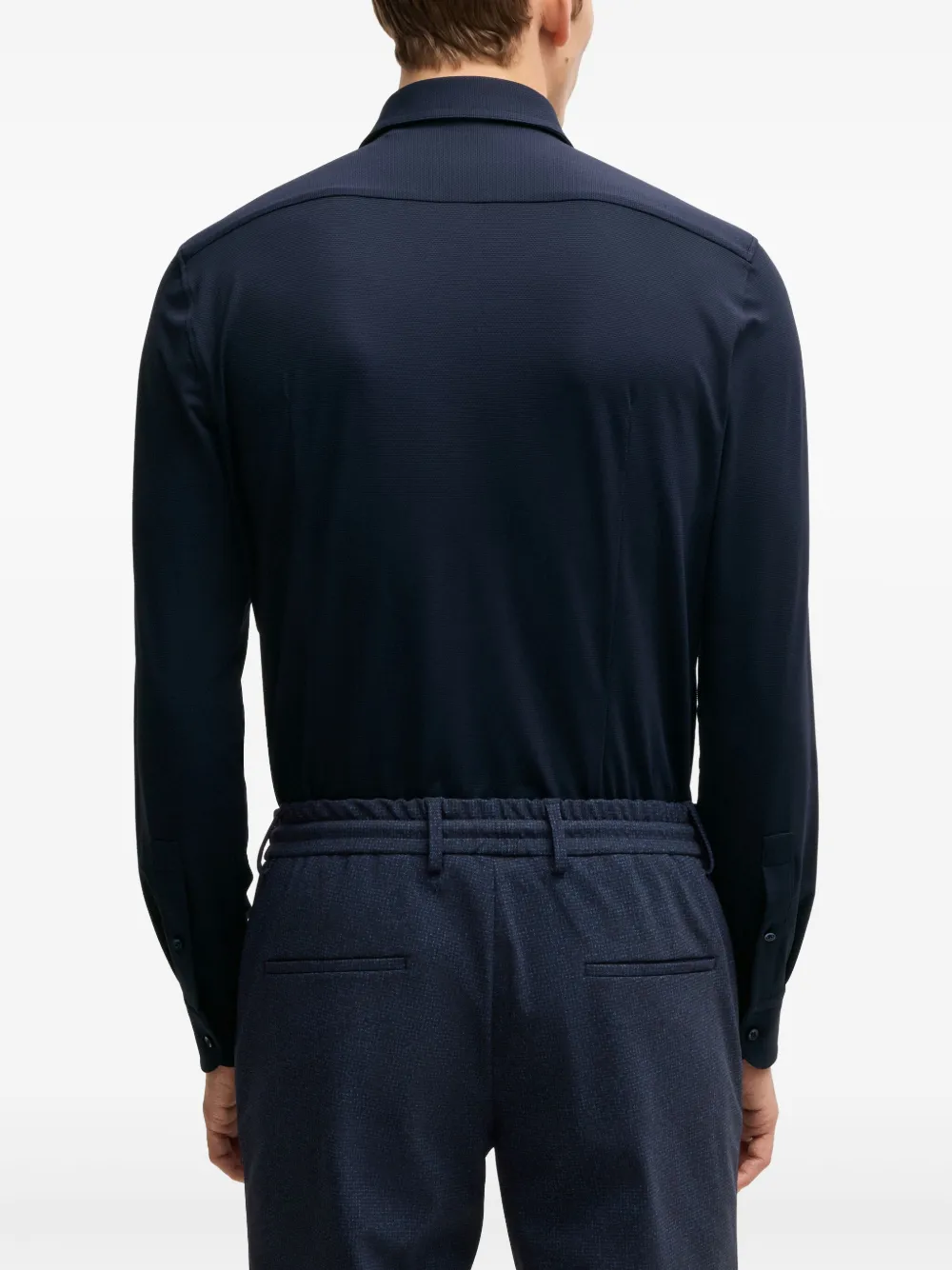 BOSS Button-up overhemd Blauw