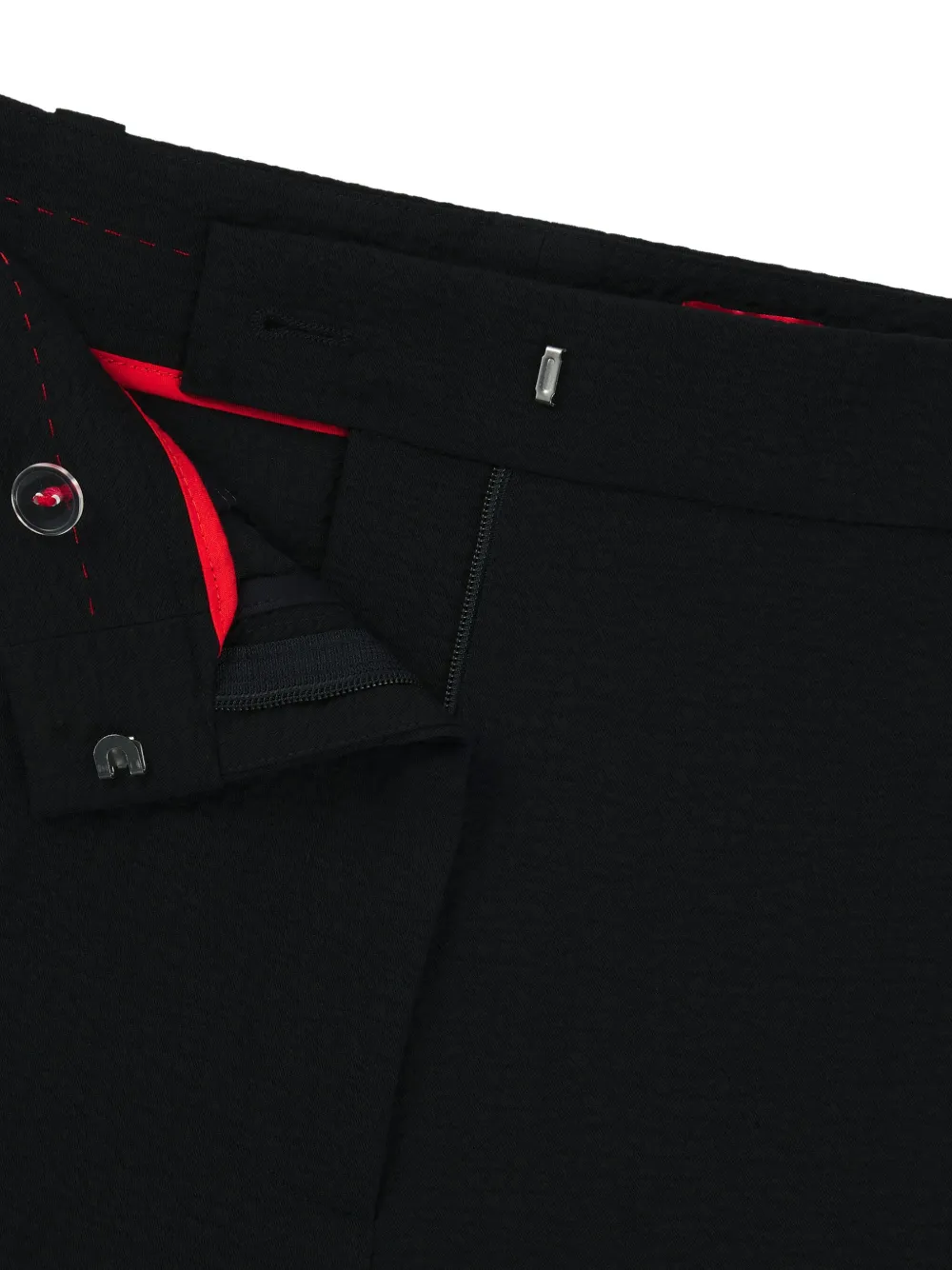 HUGO High waist broek Zwart