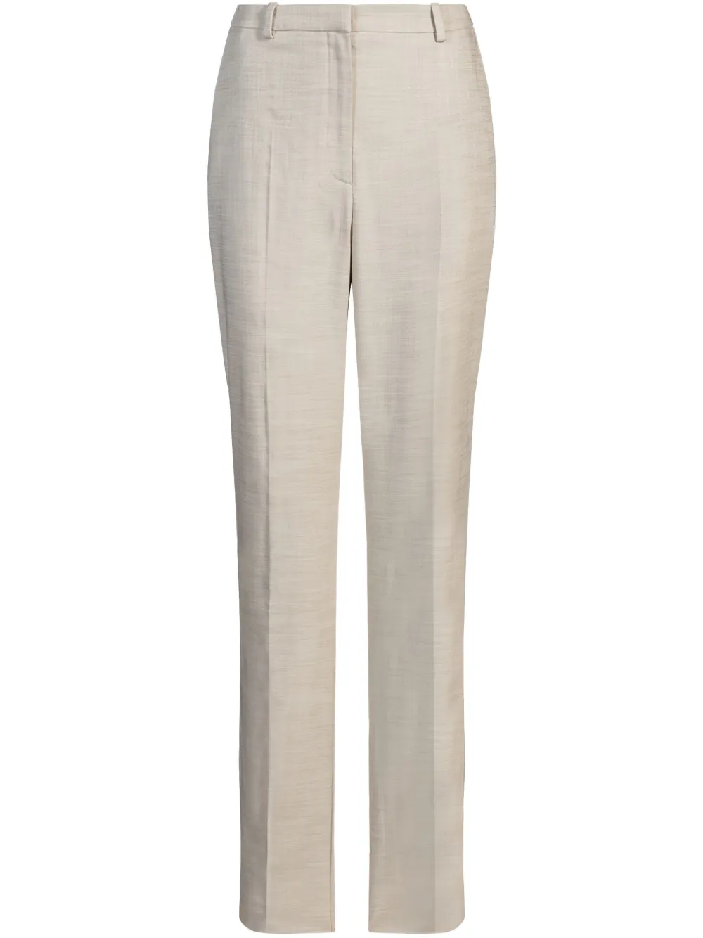 BOSS Straight broek Beige