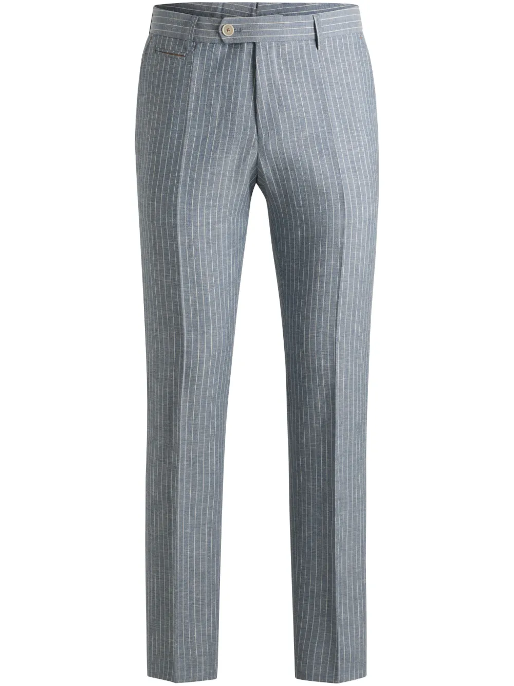 BOSS Calça reta listrada | Cinza | Image 1