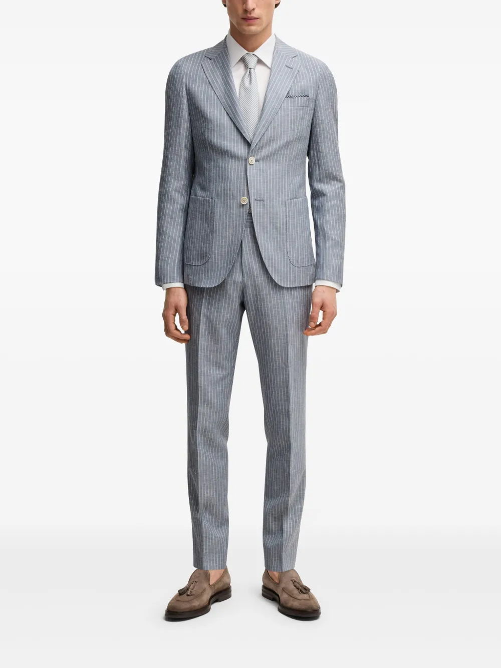 BOSS Calça reta listrada | Calça reta | Image 2