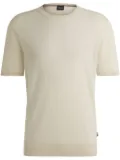 BOSS knitted T-shirt - Neutrals