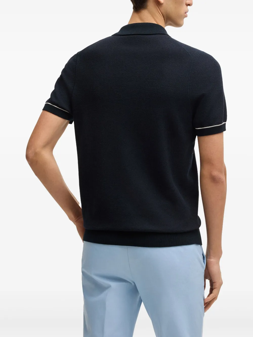 HUGO BOSS V-NECK POLO SHIRT