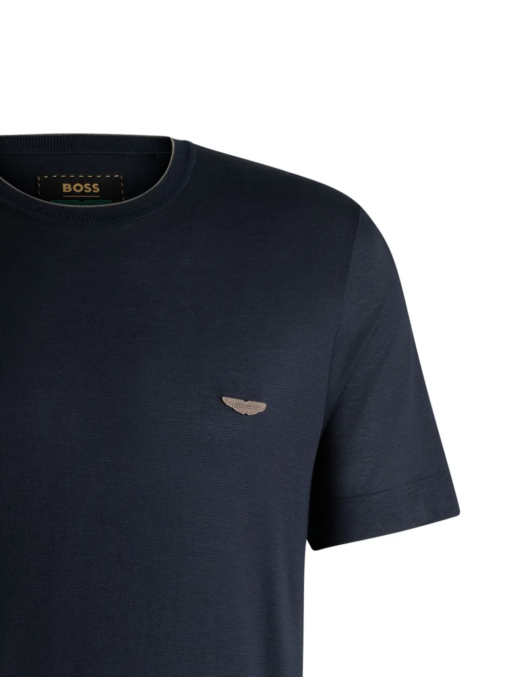 BOSS x Aston Martin T-shirt met logo-applicatie - Blauw