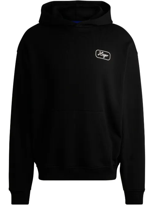HUGO hoodie à logo imprimé - Noir - HUGO - Modalova