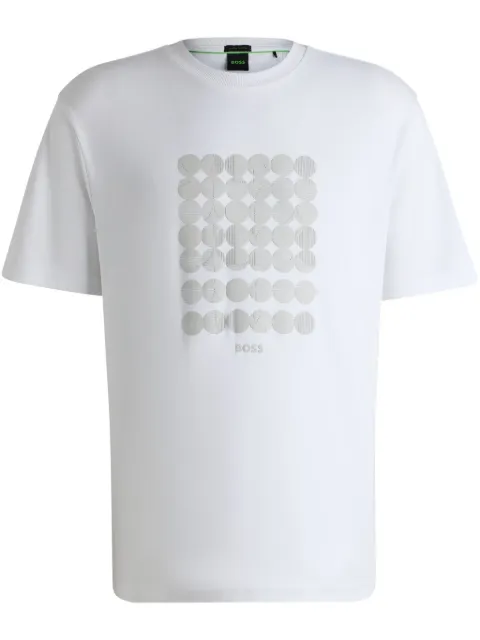 BOSS t-shirt à imprimé géométrique