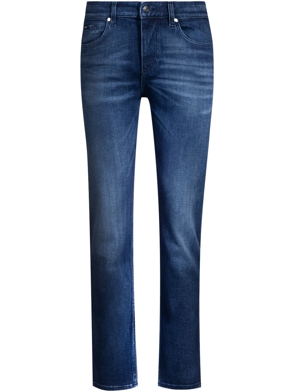 BOSS Straight jeans Blauw