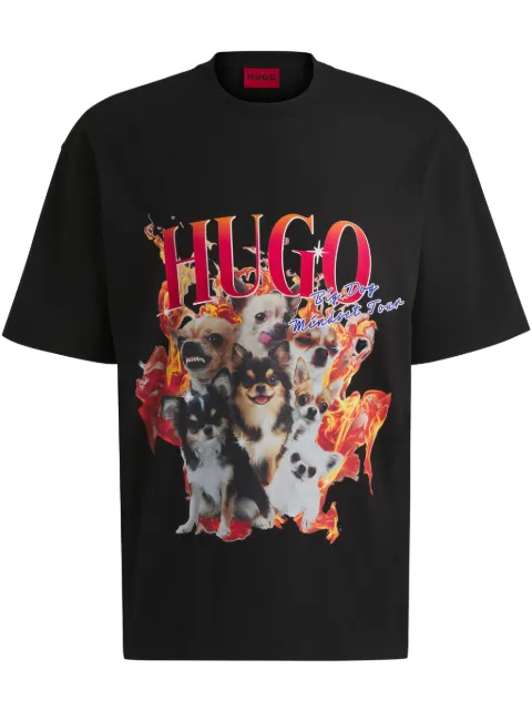 HUGO Camiseta com estampa