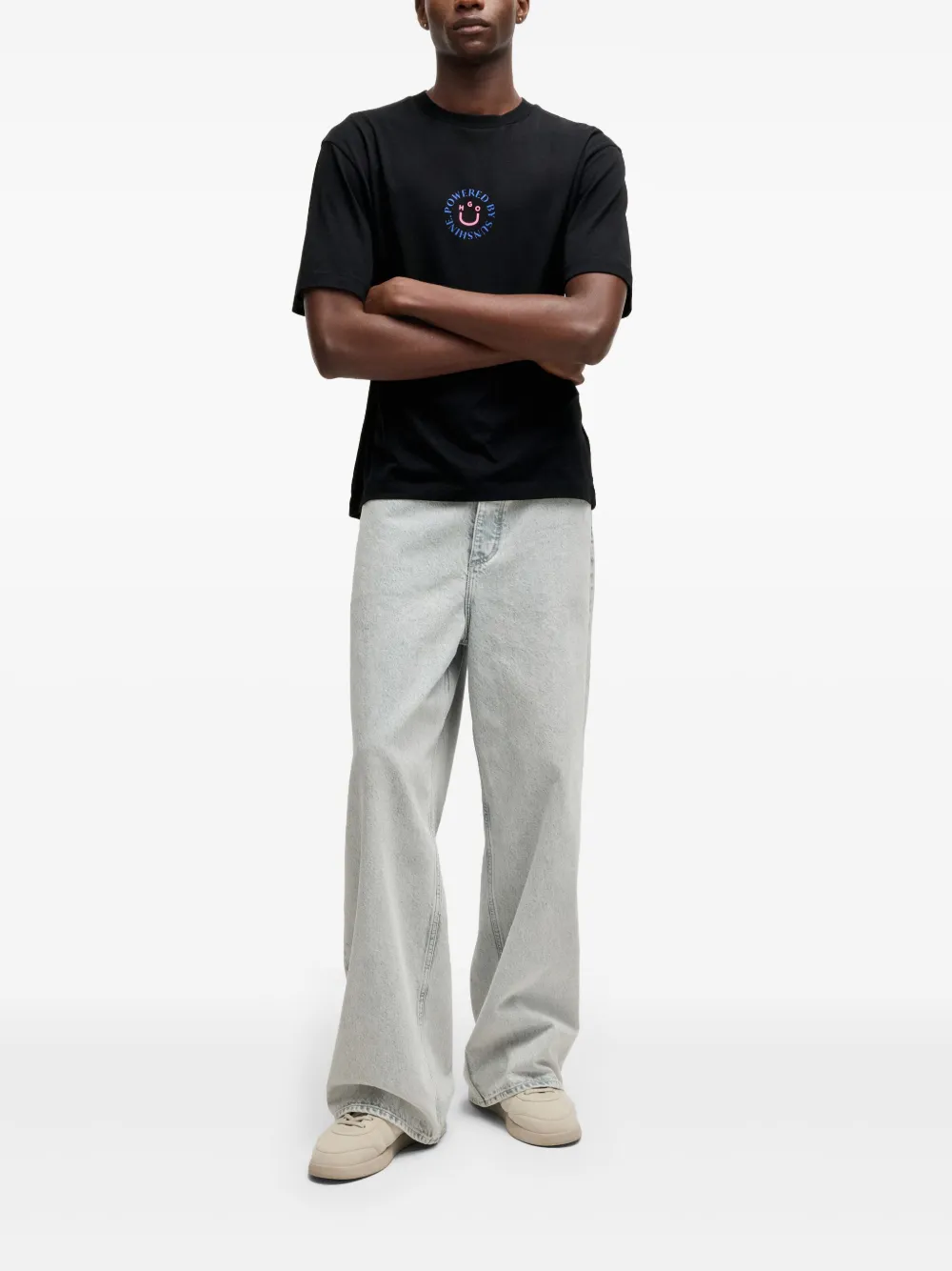 HUGO Camiseta com estampa gráfica | Camisetas | Image 2