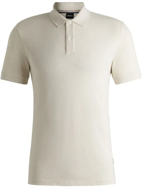 BOSS cotton polo shirt