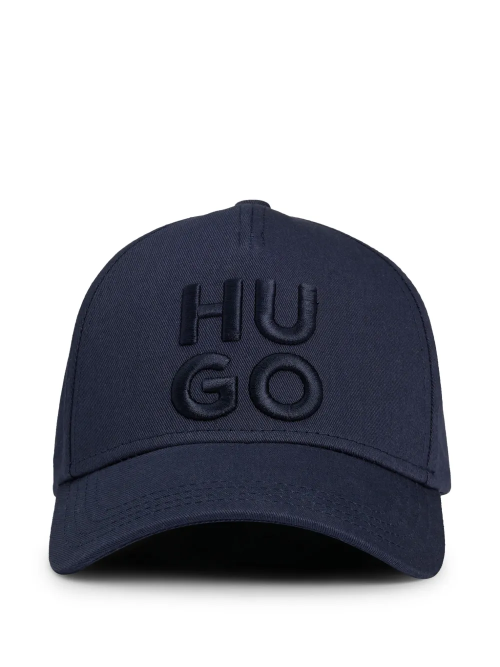 HUGO logo-embroidered cotton cap | Blue | Image 1