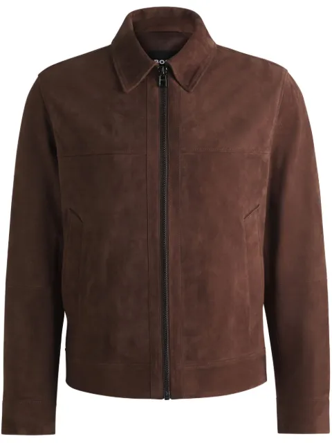 BOSS Jaqueta de camurça