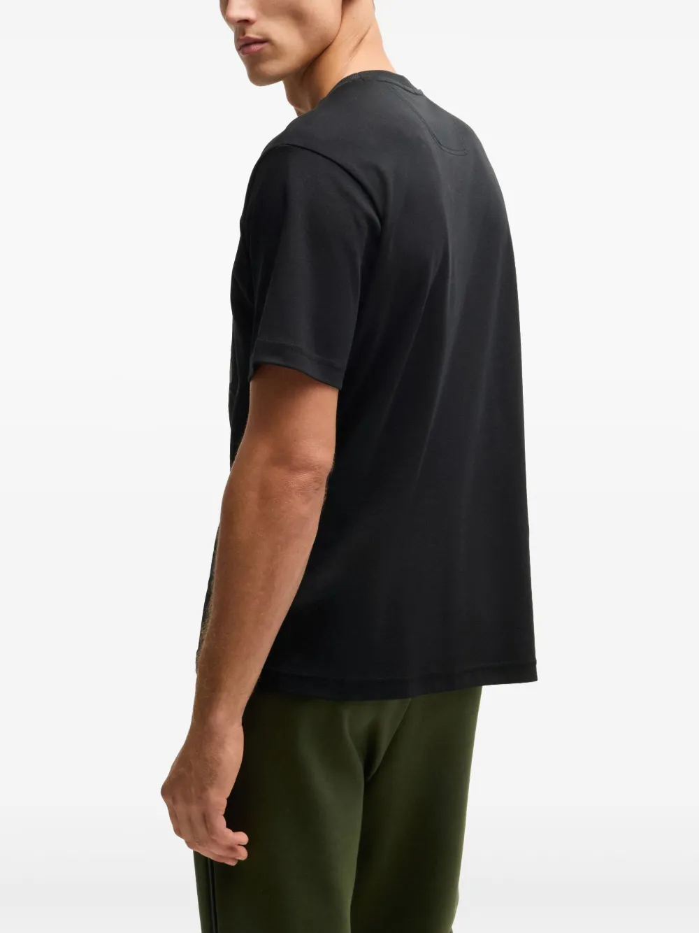 Shop Hugo Boss Geometric-print T-shirt