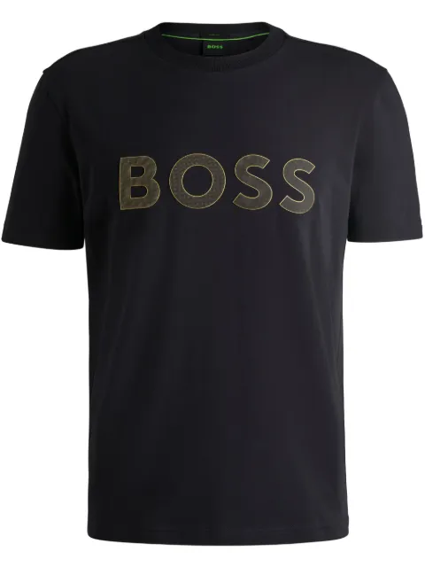 BOSS logo-appliqué T-shirt