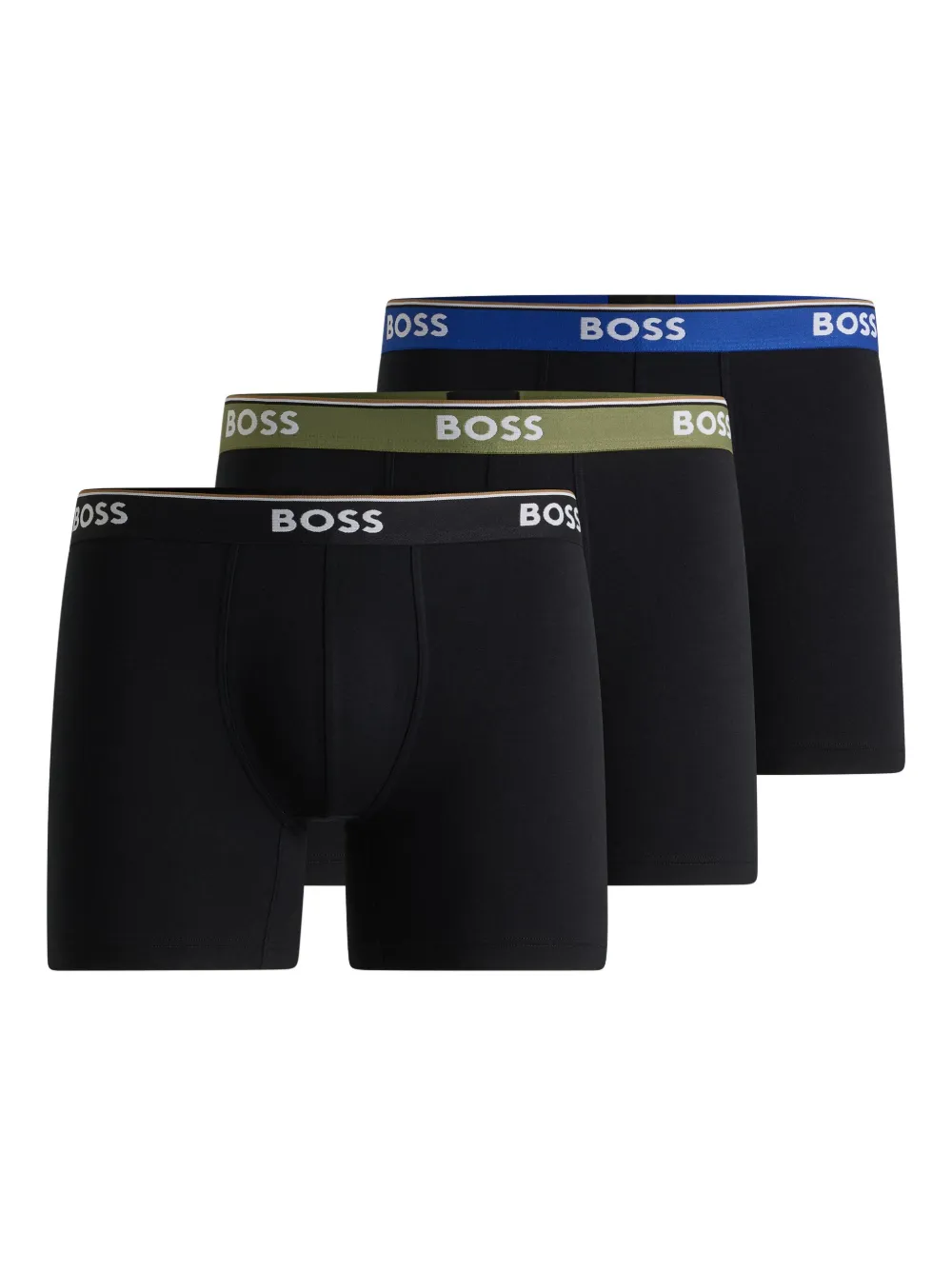 Hugo Boss Logo-waistband Boxers (pack Of Three)
