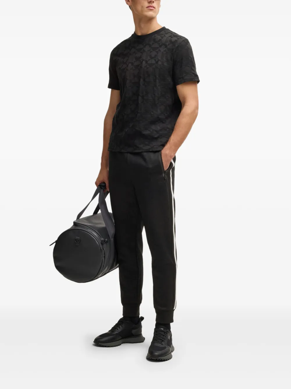 BOSS geometric-jacquard T-shirt | T-Shirts | Image 2