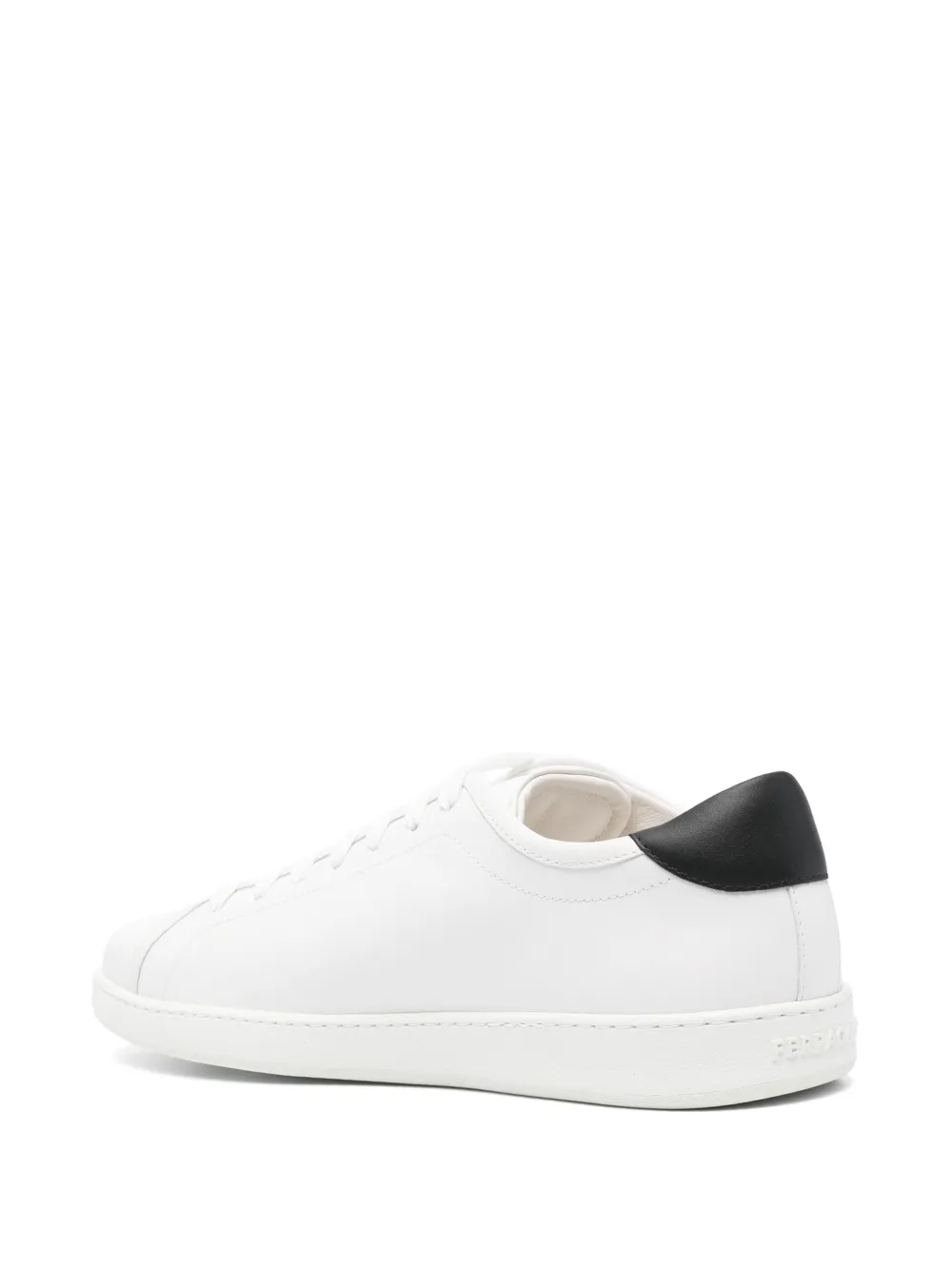 Ferragamo Sneakers met Gancini-patroon Wit