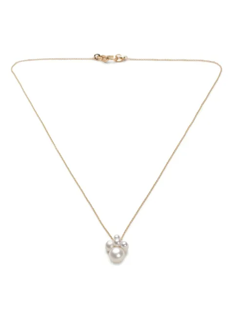 Sophie Bille Brahe 14K yellow gold Bisou Simple pearl necklace