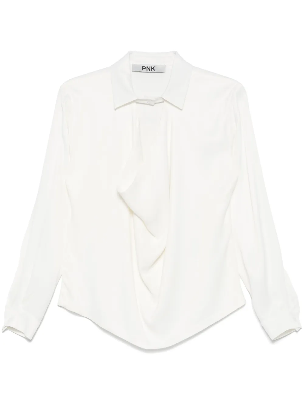 wrap-effect blouse