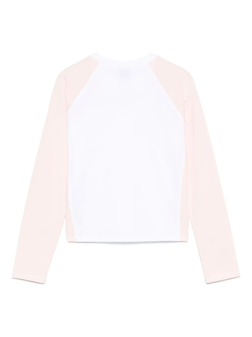 Casablanca Cropped T-shirt met logo - Wit