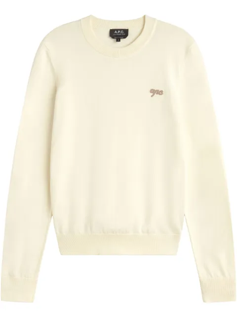 A.P.C. suéter con cuello redondo