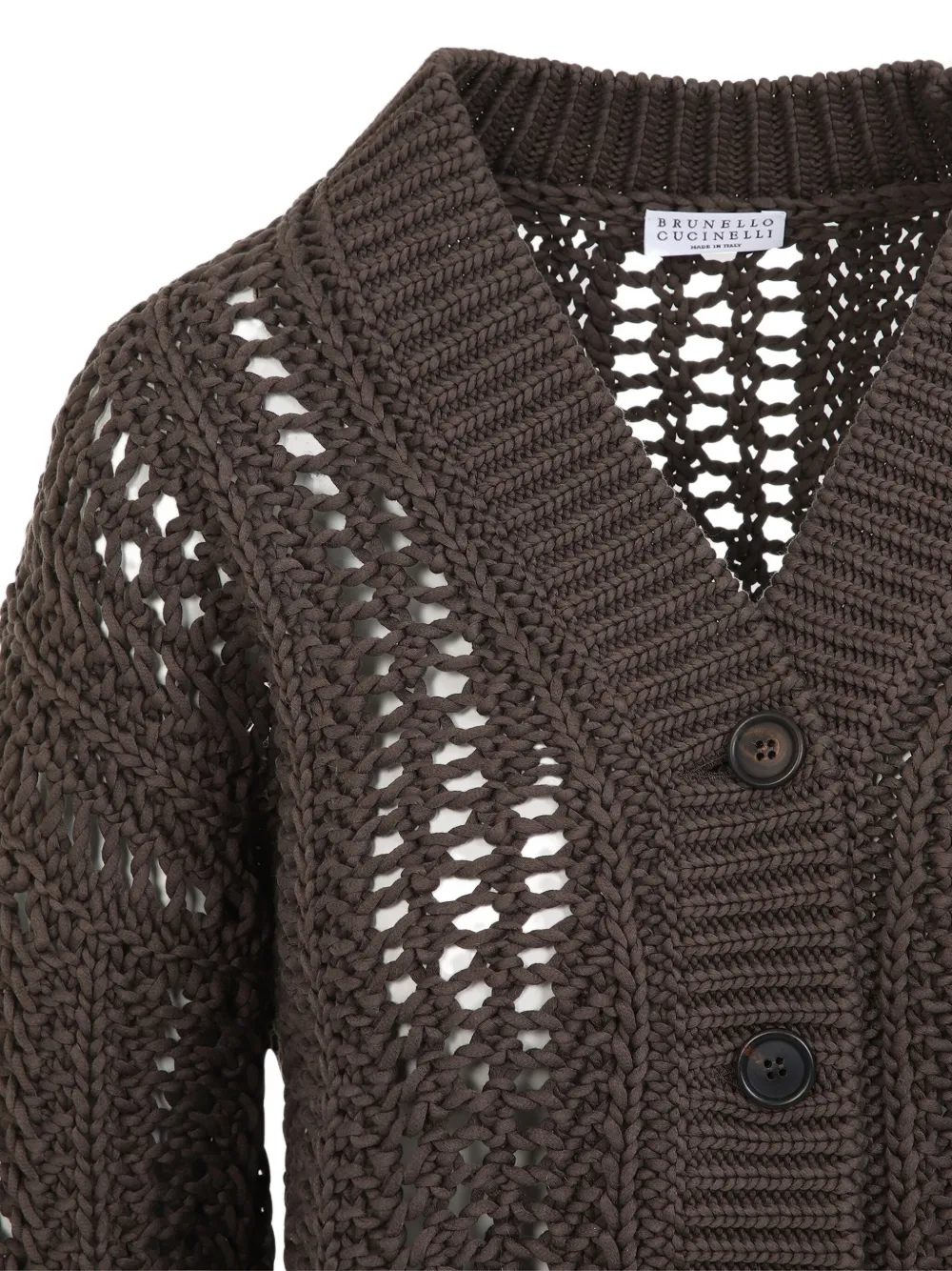 Brunello Cucinelli Gebreid vest Bruin