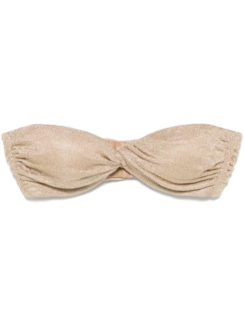 Brassière à effet métallisé - Giuseppe Di Morabito - Modalova