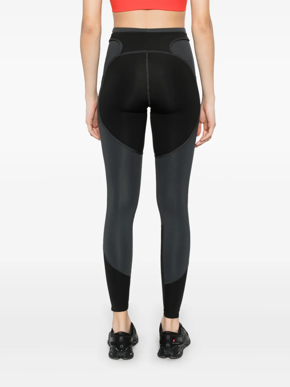 ADIDAS BY STELLA MCCARTNEY COLOUR-BLOCK PERFORMANCE LEGGINGS