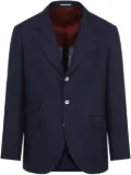 Brunello Cucinelli linen blazer - Blue