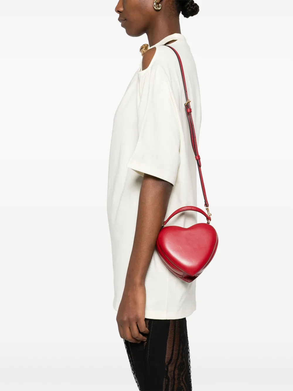 Moschino Love Me shopper - Rood