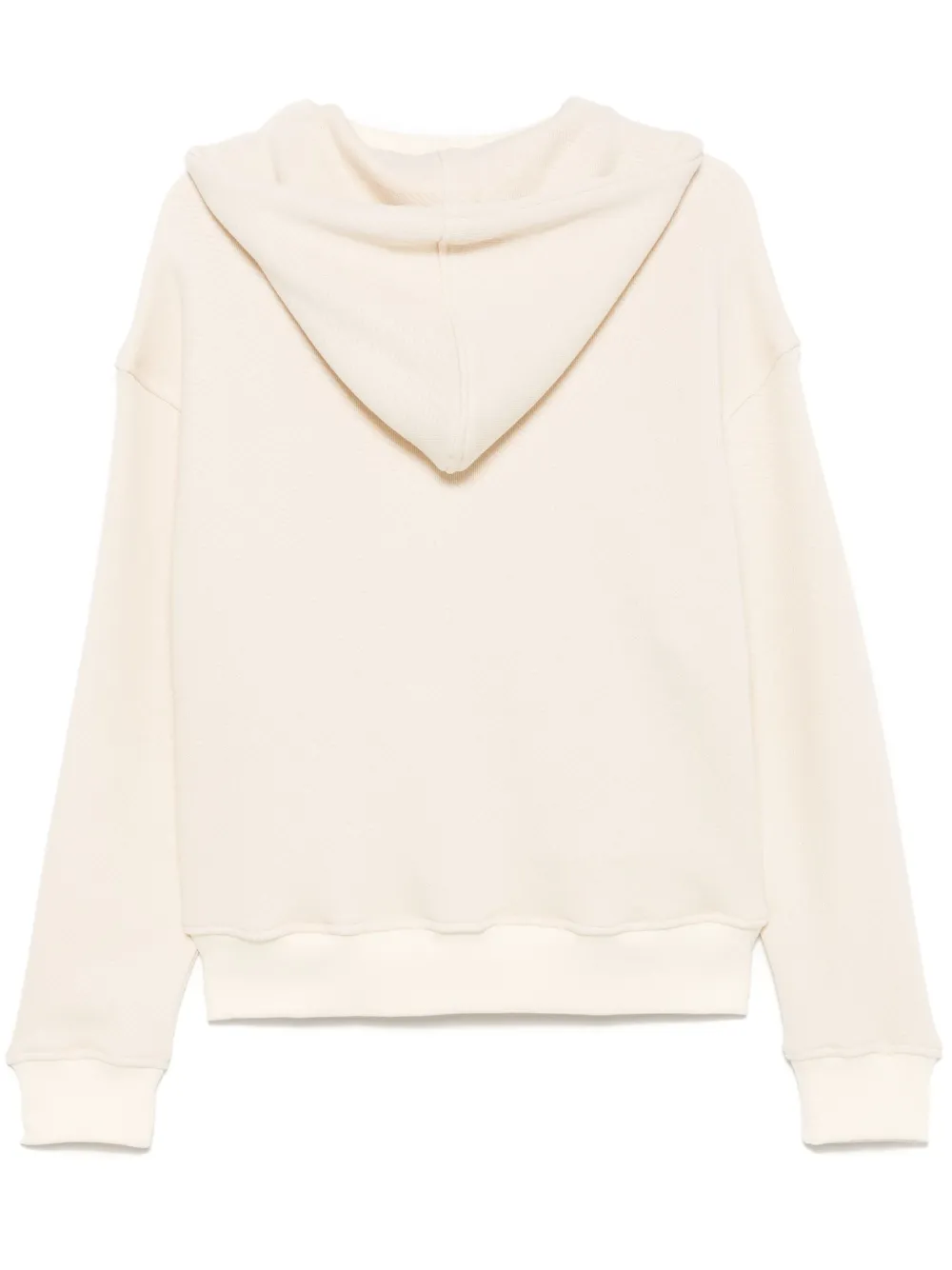 PNK Hoodie met verfspatten - Beige