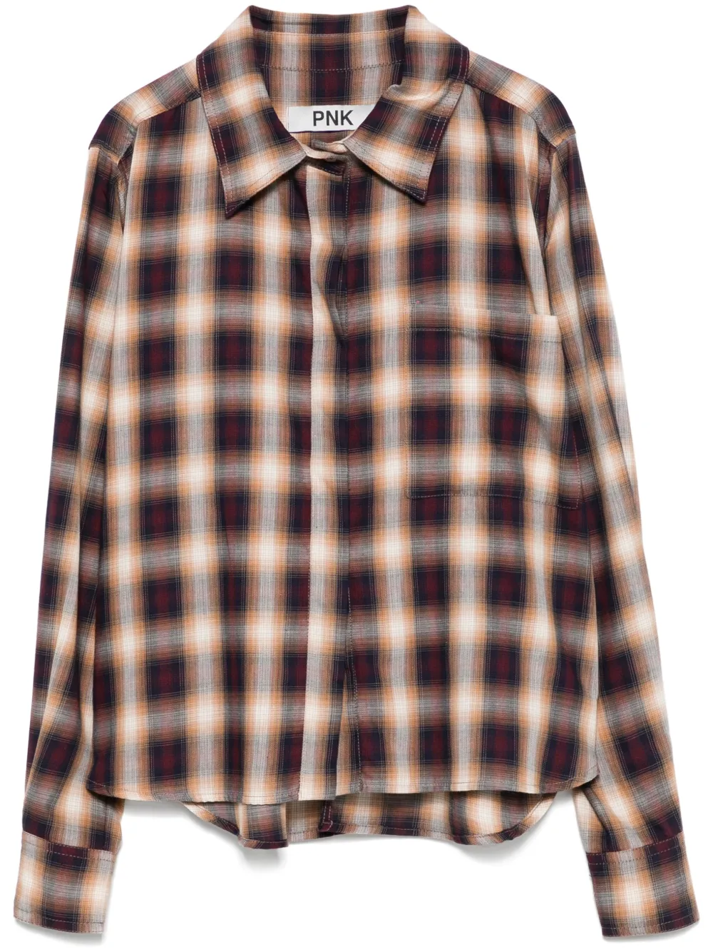 plaid-pattern shirt