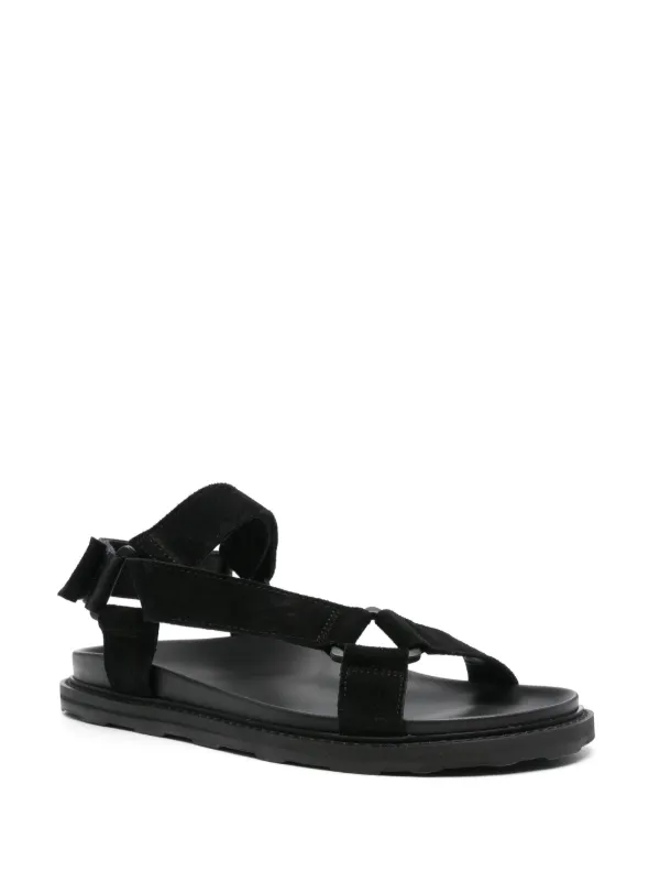 【送料&関税込】Moschino Sandal With Logo Moschino Logo Leather Ankle-Strap Platform Sandals | Saks