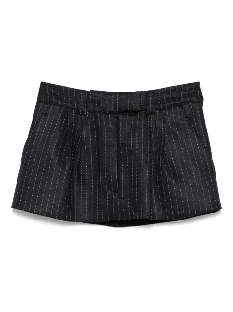 PNK falda corta con rayas estampadas