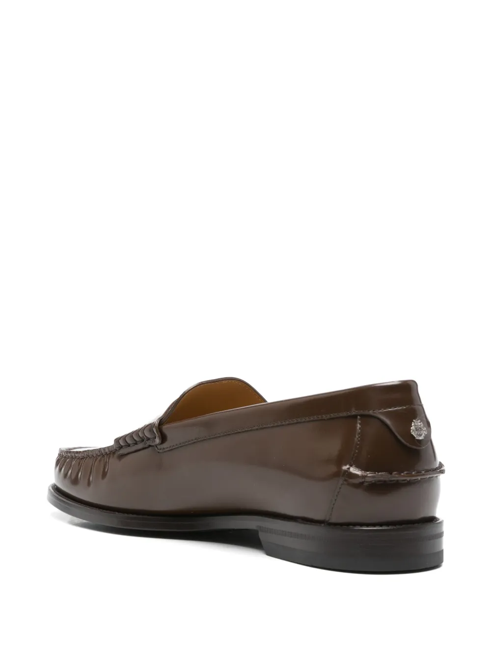 Bally leather loafers Brown