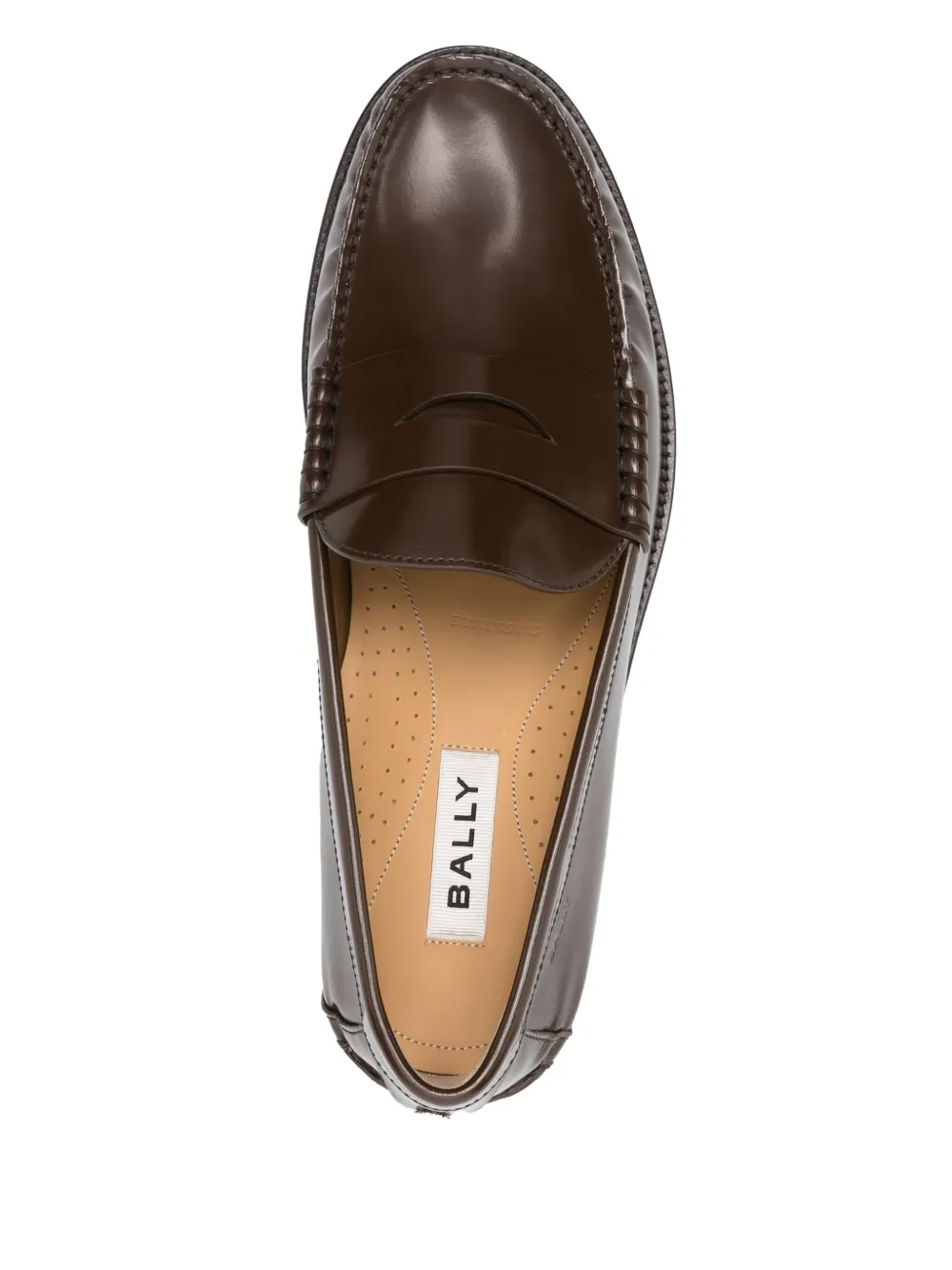 Bally leather loafers Brown
