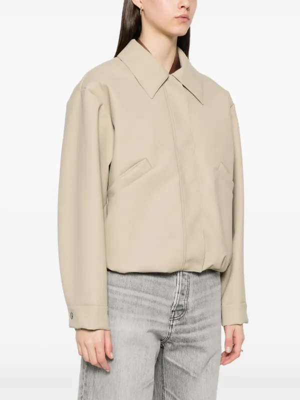 KASSL Editions パデッド ボンバージャケット | ニュートラル