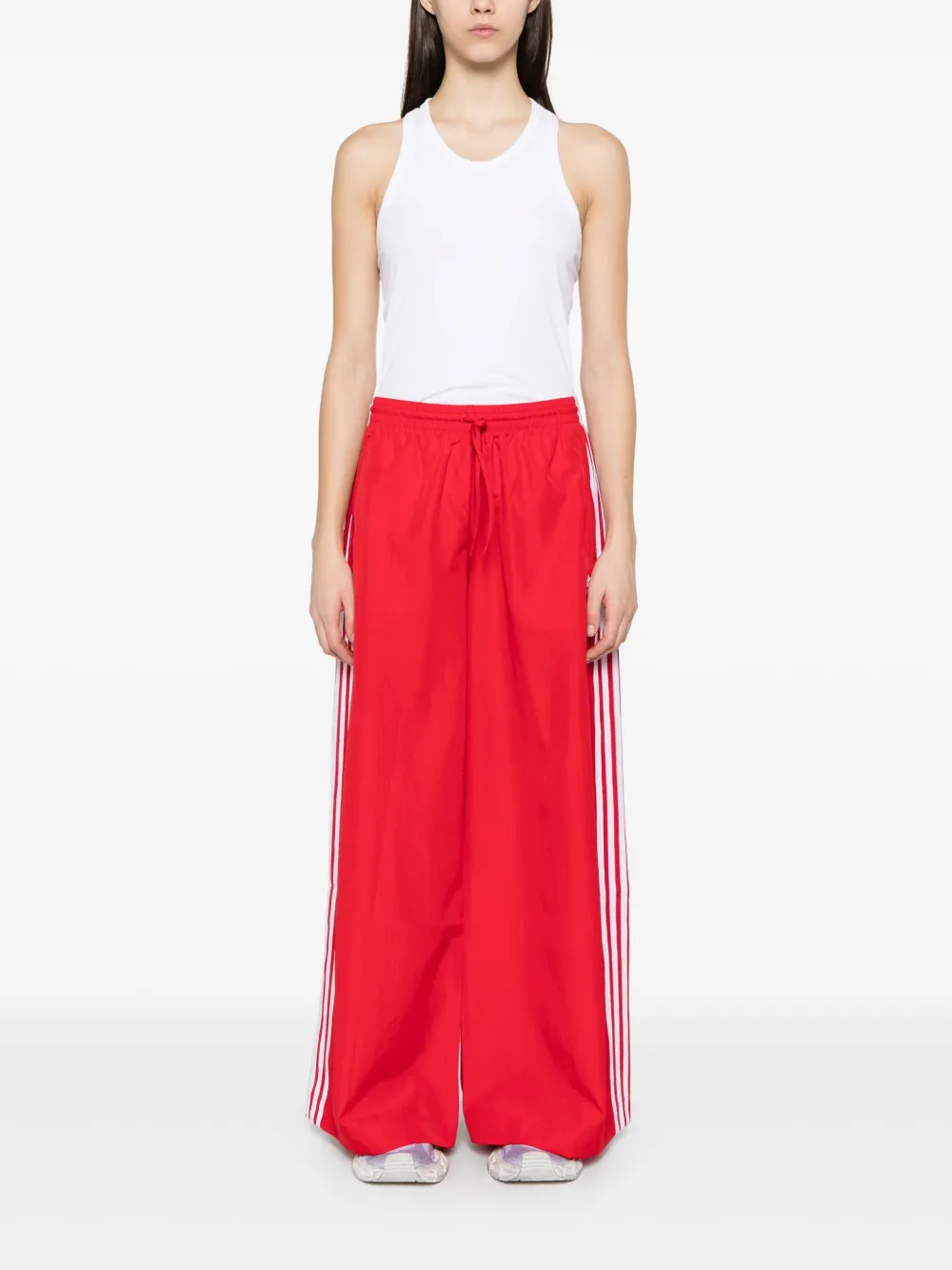 adidas by Stella McCartney fine-ribbed tank top - Wit