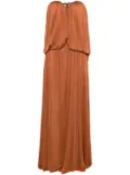 Giuseppe Di Morabito draped gown - Orange