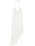 Amen chain-detail gown - Neutrals