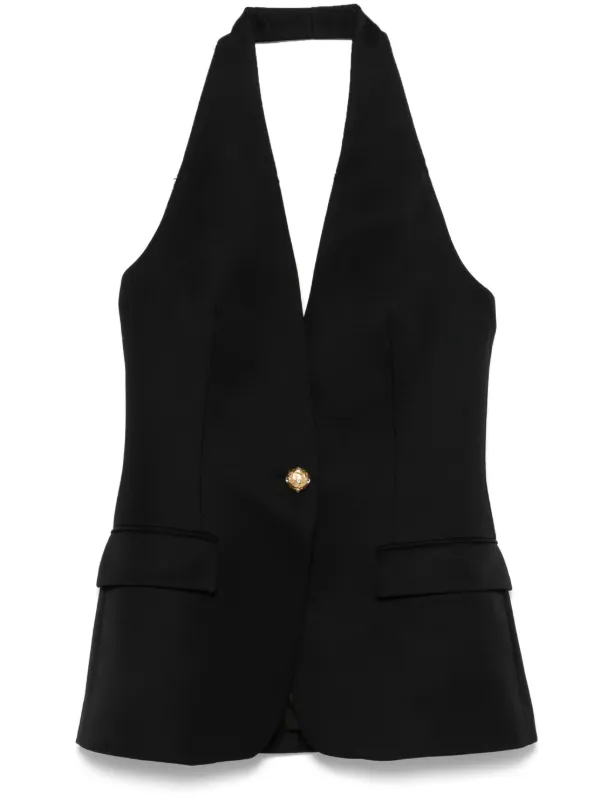 Giuseppe Di Morabito Gilet In Lana Vergine | Nero | FARFETCH IT Giuseppe Di Morabito Gilet In Lana Vergine | Nero | FARFETCH IT