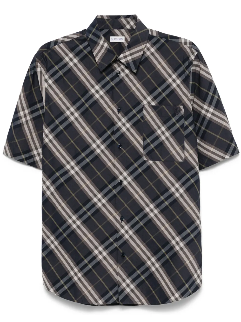 Burberry Vintage Check geruit overhemd Blauw