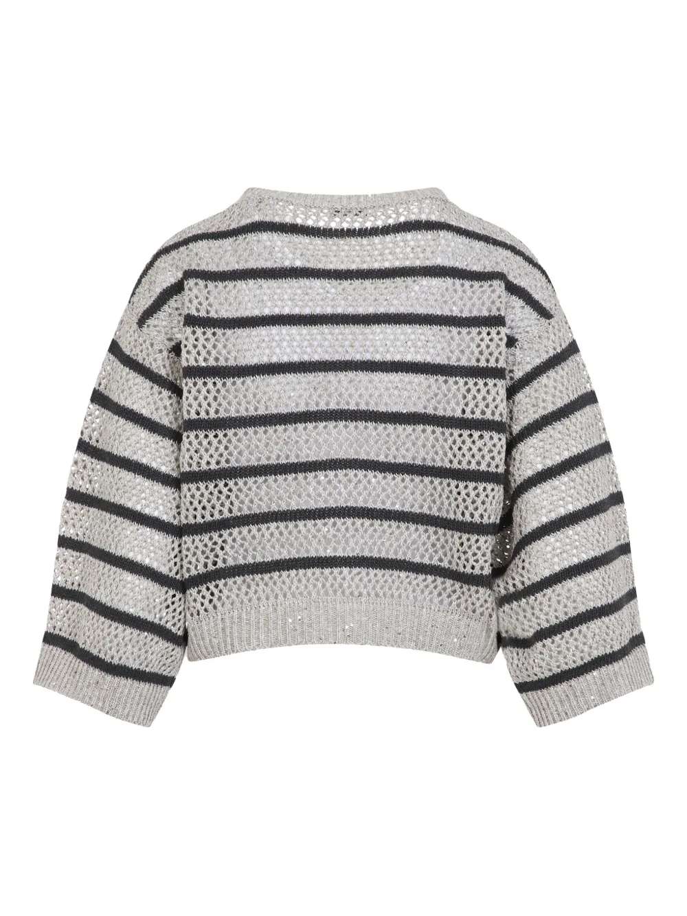 Brunello Cucinelli striped sweater - Beige