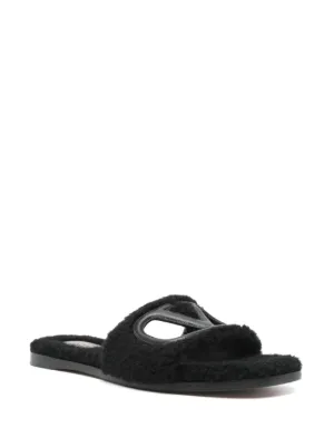 VALENTINO＞＞Vロゴ シグネチャー スリッポン ビーチ サンダル VALENTINO】 Vロゴ カーフスキン ウェッジ サンダル (VALENTINO