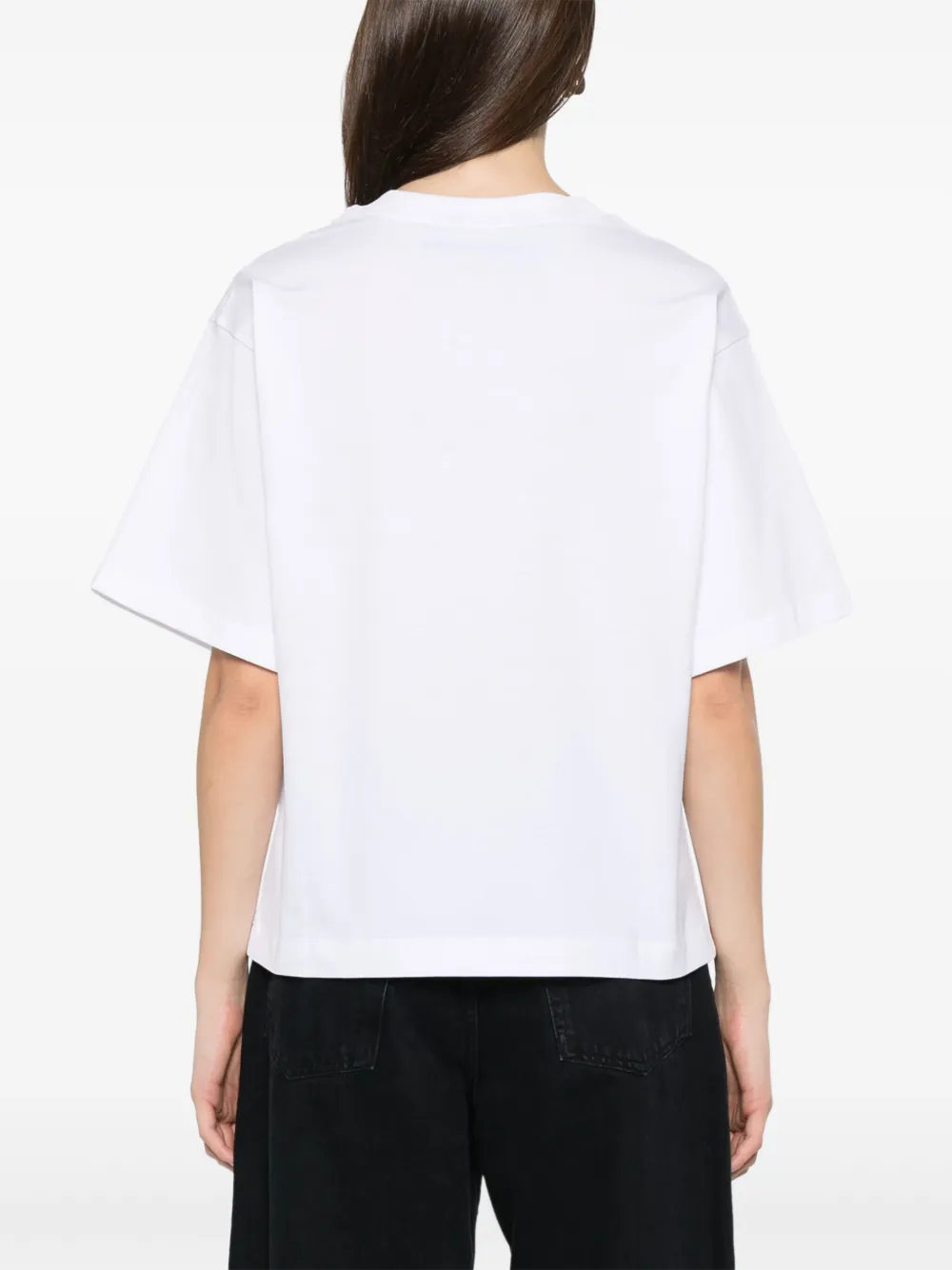 Dolce & Gabbana T-shirt met geborduurd logo Wit
