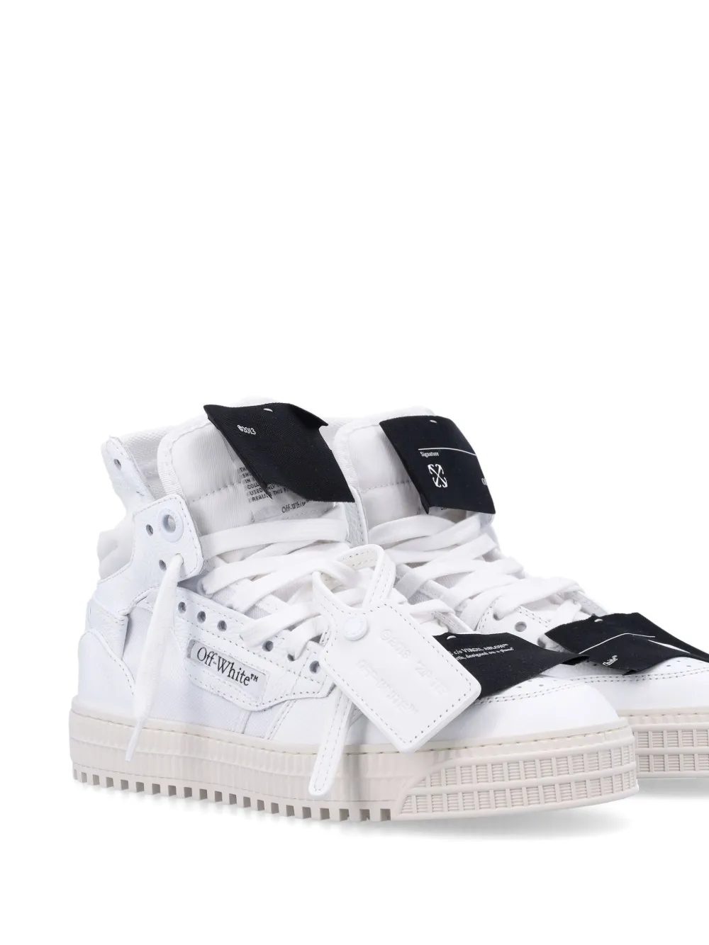 Off-White logo-patch sneakers