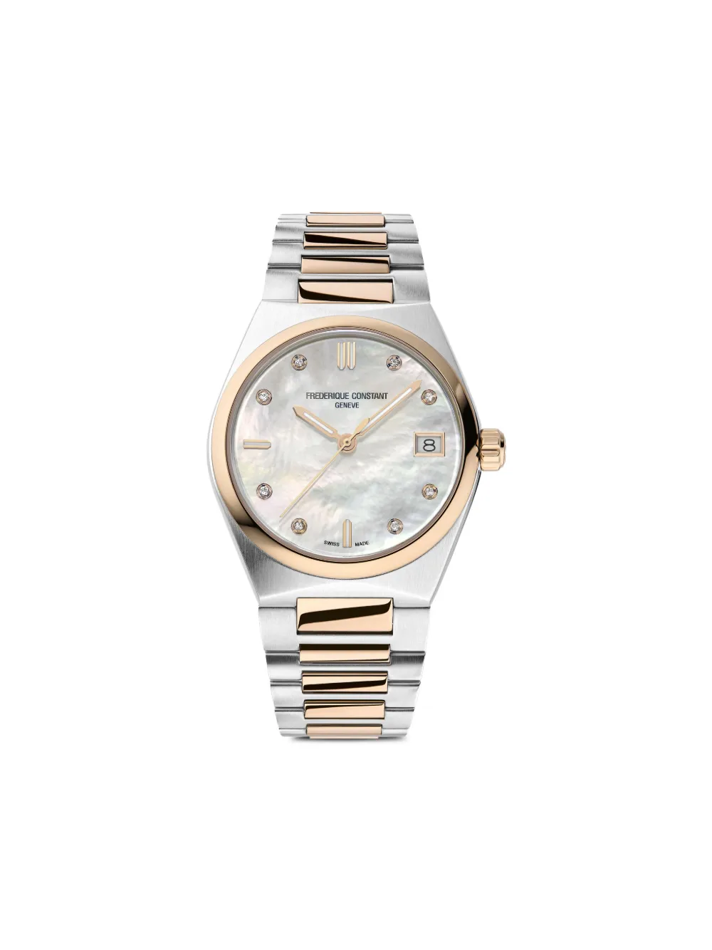 Frederique Constant ハイライフ レディース クォーツ 31mm - ホワイト Frederique Constant ハイライフ レディース クォーツ 31mm - ホワイト