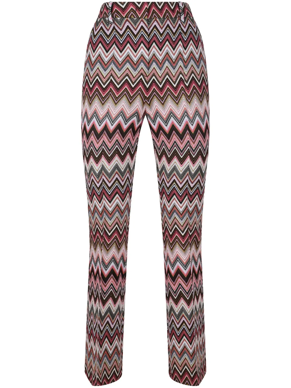 Missoni Broek met zigzagpatroon Rood