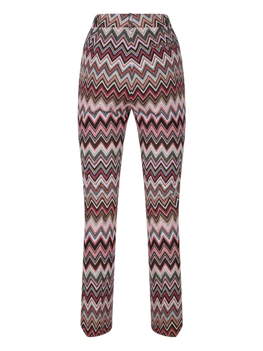 Missoni zigzag-pattern trousers - Rood